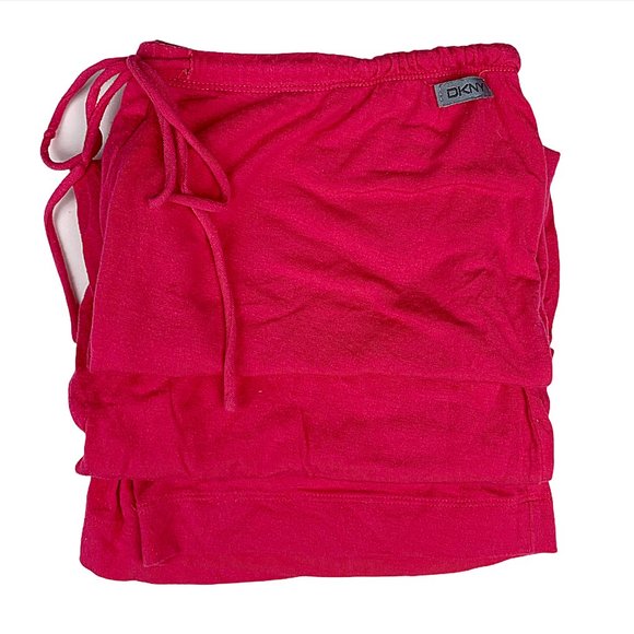 $5 CLEARANCE! DKNY Pink Cropped Wide Leg Gaucho Sweatpants - Picture 3 of 11